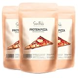 Protein Pizza Backmischung - 3er Pack - Lower Carb & Glutenfrei - Plus extra...