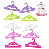 10 Stück Baby Kleiderbügel, Puppenkleiderbügel, rutschfeste Puppen...