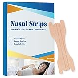 Nasenpflaster Schnarchen, 50 Stück Premium Nasenstrips, gegen Schnarchen, Nose...