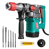 HYCHIKA Bohrhammer mit Sicherheitskupplung, Schlagbohrmaschine SDS-Plus für...