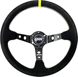 OCC MOTOR SPORT OFFSET LENKRAD AUTO TRACK MODELL ALCANTARA BLACK ARME - 90 MM...