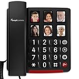Amplicomms BigTel 40 Plus, schnurgebundenes Großtasten-Telefon, sechs...
