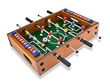 Teorema Tischfußball für Kinder, Tischfußball aus Holz, Mini-Fußball mit 2...