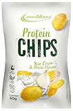 IronMaxx High Protein Chips – Sour Cream & Onion 60g | Low Carb, Glutenfrei &...