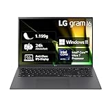 2024 LG gram 16 Zoll Notebook - 1199g Intel Core Ultra7 Laptop (32GB RAM, 2TB...