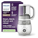 Philips Avent Premium 4-in-1 Dampfgarer, Babynahrungsbereiter, Dampfgarer,...