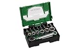 HiKOKI 24-teiliger Bit-Satz (mit Ratsche) - Vielseitiges Schraubendreher-Bit-Set...