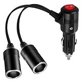 iwontalersy Auto Zigarettenanzünder Verteiler,1 bis 2 KFZ Auto...