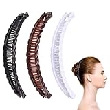 VACUBXBY 3 Stück Bananen-Haarklammern Damen, Bananenspange Haare für Frauen...