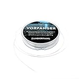 Zanderfang - Zander Vorfach Fluorocarbon – Angel-Schnur für Zander und Barsch...
