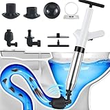 Abflussreiniger Pumpe, Hochdruck Rohrreiniger Druckluft Toiletten Pömpel...