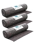 3 Rollen Handelskönig Malerabdeckvlies 50 m² ca. 180 g/m² Vlies Bodenvlies...