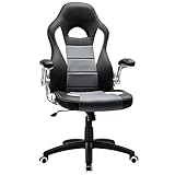 SONGMICS Gamingstuhl, Racing Chair, Schreibtischstuhl mit hoher Rückenlehne,...