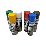 Sprayfarben-Set 6 Farben je 200 ml. Schnelltrocknende Sprühfarben für Holz,...