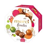merci lovelies Classic – 1 x 185 g – Pralinen-Schachtel mit 5 gefüllten...