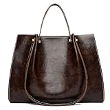 Waniki Handtasche Damen Groß Elegant Umhängetasche PU Leder Schultertasche...