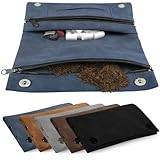 BOUFEIDA Tabaktasche Leder drehertasche für 30g, Tabakbeutel für Drehtabak,...