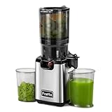 Fretta Entsafter Slow Juicer, Edelstahl Entsafter Gemüse und Obst Testsieger,...