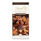 Lindt Schokolade Les Grandes Haselnuss Feinherb Tafel | Ganze Nüsse und...