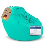 BuBiBag Sitzsack für Kinder und Jugendliche - geeignet als Bodenkissen,...