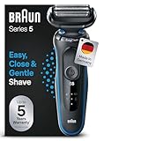 Braun Series 5 Elektrorasierer, EasyClean Rasierer Herren, Wet & Dry, Geschenk...