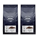 by Amazon Intenso Röstkaffee Ganze Bohnen, 1kg (2 Packs of 500g), Rainforest...