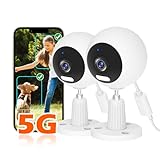 GUOANVISION Kamera Überwachung Innen/Aussen, 5G WLAN Überwachungskamera lnnen...