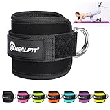 NEALFIT Fußschlaufe Kabelzug, Kickbacks Fußschlaufe, Verstellbarer...