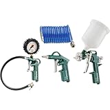 Metabo Druckluft-Werkzeugset LPZ 4 Set – 601585000 – Mit mit Adapter und...