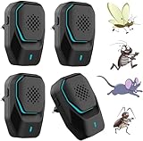 Ultraschall-Schädlingsvertreiber,Mückenschutz Ultraschall,Indoor Ultraschall...