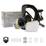 Vollmaske Atemschutzmaske Wiederverwendbar mit Filter (RH-7011) Für Organische...