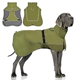 WUFANC Hundemantel Wasserdicht - Reflektierende Hundejacke mit Verstellbarem...