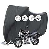 Motorrad Abdeckplane Outdoor, Motorradabdeckung Wasserdicht XXL Motorradgarage...