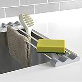 Tomorotec Abtropfgestell für Geschirrtücher Flaschen Bürsten Küchenspüle...