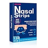 120 Stück Nasenpflaster Schnarchen, Nose Strips Nasal Strips Verbesserter Typ...