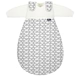 Alvi Schlafsack Baby Mäxchen 2 teilig I Ganzjahres Baby-Schlafsack mit Ärmel I...