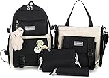 Upxiang SchulrucksackSet Rucksack Für Süßer Schulrucksack Mädchen Teenager...