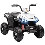 AIYAPLAY Elektro Quad für Kinder 12V Kinderquad mit 4-Rad-Federung,...