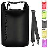 Dry Bag 10L Wasserdichter Beutel - (Schwarz) Packsack Und Strandsafe...