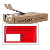 versando 250 Lieferscheintaschen DIN lang selbstklebend Dokumententaschen...