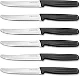 Double.S Steakmesser 6 Stück, Frühstücksmesser Edelstahl Swiss Classic...