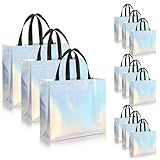 PHOGARY Geschenktüten mit Henkel, 12 Stück Wiederverwendbaren Mitgebsel...
