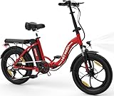 HITWAY E Bike Elektrofahrrad 20' Fat Tire E-Fahrrad klapprad, 250W/36V/12Ah...