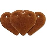 25x Lebkuchen Herz Rohlinge ohne Alles - 10cm mit Löchern - Premium Qualität -...