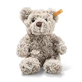 Steiff Soft Cuddly Friends Honey Teddybär hellgrau 18 cm, Teddy aus flauschigem...