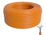 BIGtec CAT 7 Netzwerkkabel Verlegekabel LAN Kabel 50m CAT7 PiMF halogenfrei...