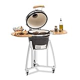 Klarstein Kamado-Grill - zum Grillen, langsamen Garen, Smoken oder Backen,...