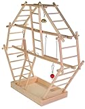 Trixie 5659 Holz-Leiterspielplatz, 44 × 44 × 16 cm