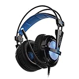 Locust Plus PC Gaming Headset SA-904 Virtual 7.1 Surround Sound und RGB Licht...