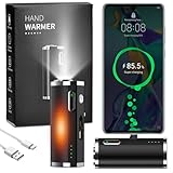 OGVDOE Handwärmer Elektrisch Aufladbar Taschenheizung 5000mAh Tragbare Mini...